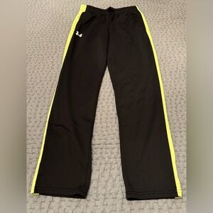Under Armour Boys' Brawler 2.0 Pants, Size: YLG, Color: Black/Green